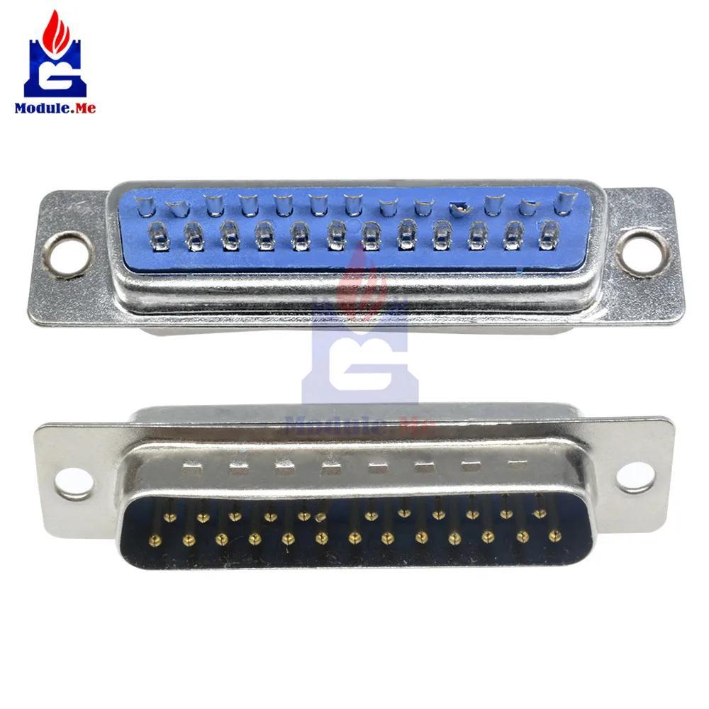 25 Pin D-SUB ชาย DB25 DB25M Solder Type Connector DB25
