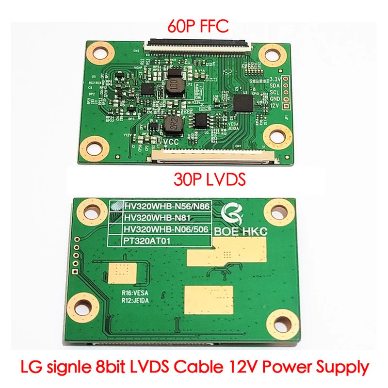 Universal lcd tv Logic BOARD HV320WHB-N81/N06 HV320WHB-N86/N56 HV320WX2-500/506 BOE Logic Board T-CO