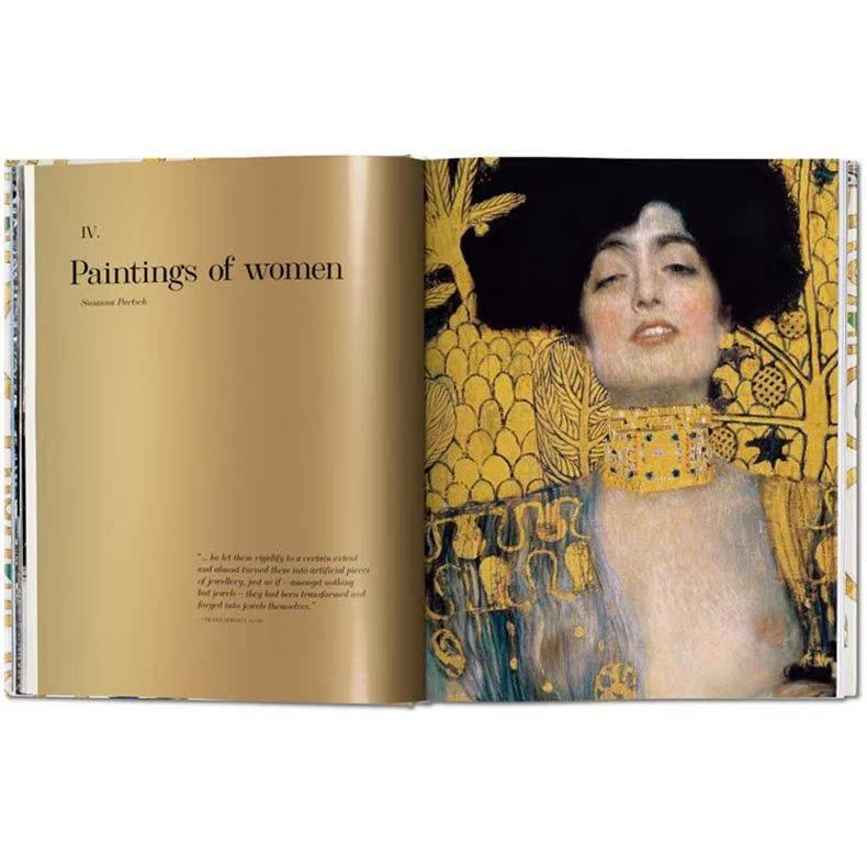 พร้อมสต็อก Gustav Klimt Gustav Klimt Painting Art Works Complete Works หนังสือวาดภาพศิลปะ Taschen ปก