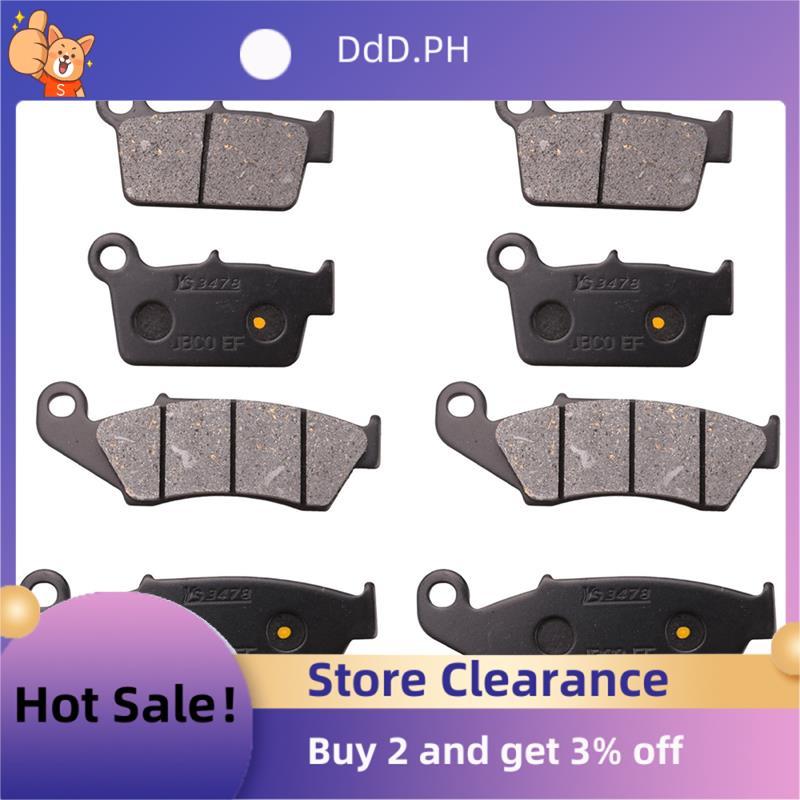 2X รถจักรยานยนต์ด้านหน้าและด้านหลังผ้าเบรคแผ่นดิสก์เบรคสําหรับ YZ125 YZ250 YZ450 YZ450F 2003-2007