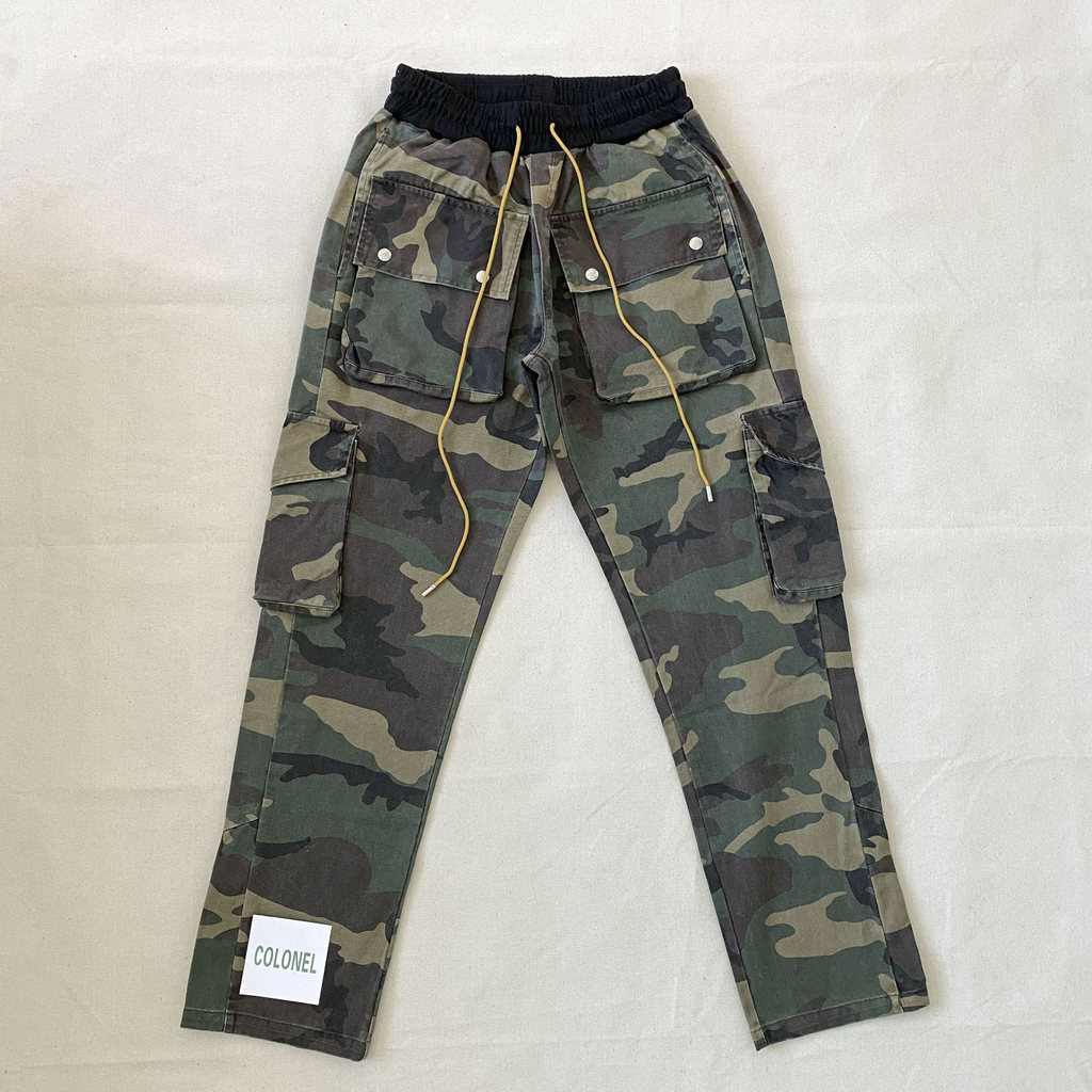 Overalls พรางแปดกระเป๋า Inspired by RHUDE และJustin Bieber