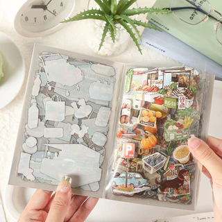Journamm 20 แผ่นสติกเกอร์สัตว์เลี้ยงสําหรับ Journaling Vintage สติกเกอร์โปร่งใสหนังสือสําหรับ Scrapbooking อุปกรณ์ความงาม Bullet Junk Journal Craft
