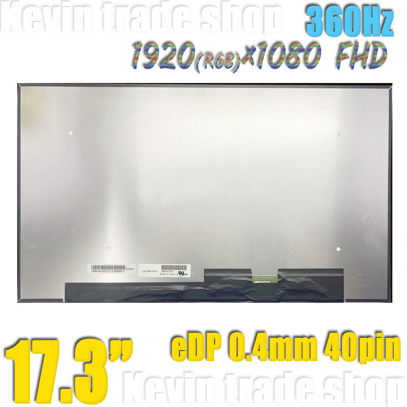 17.3 นิ้วสําหรับ GIGABYTE Aorus 17 XE4 แล็ปท็อปหน้าจอ LCD LQ173M1JW12 Matrix FHD 1920X1080 IPS 360Hz