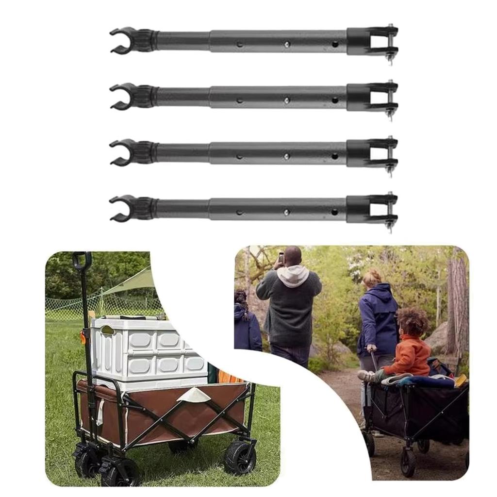 [Freneci4] 4x Camping Cart Table Support Rod Lifting Rod สําหรับ Wagon Cart Yard Fishing