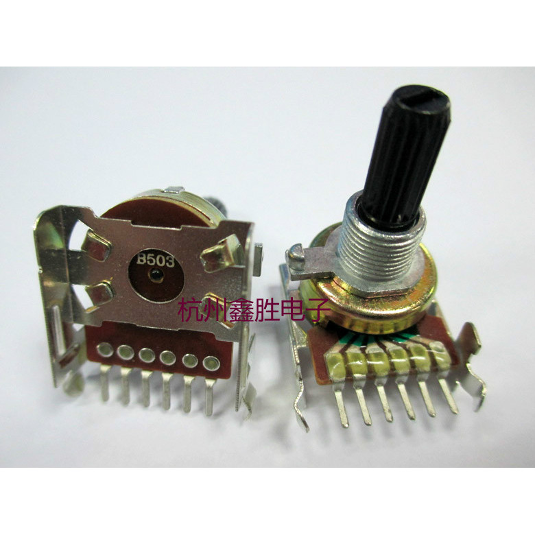 คุณภาพสูง R1612G B10K B50K เสียง, รถเครื่องขยายเสียง, เครื่องมือ, ฯลฯ Dual Potentiometers
