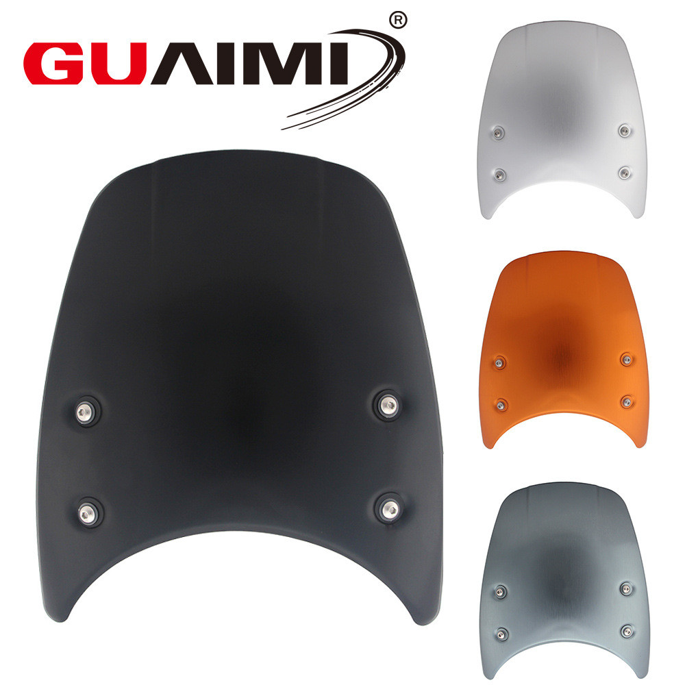 เหมาะสําหรับ BMW BMW R NINE T R9T ดัดแปลงกระจกด้านหน้ากระจกป้องกันกระจก GUAIMI