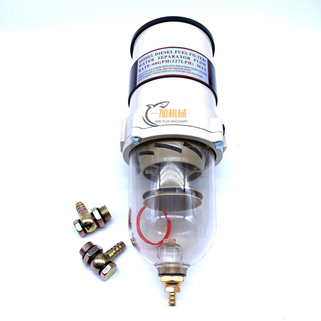 รถขุดรถบรรทุกน้ํามันดีเซลแยกน้ํากรององค์ประกอบประกอบติดตั้งดัดแปลงกรอง 500FG900FG1000FG