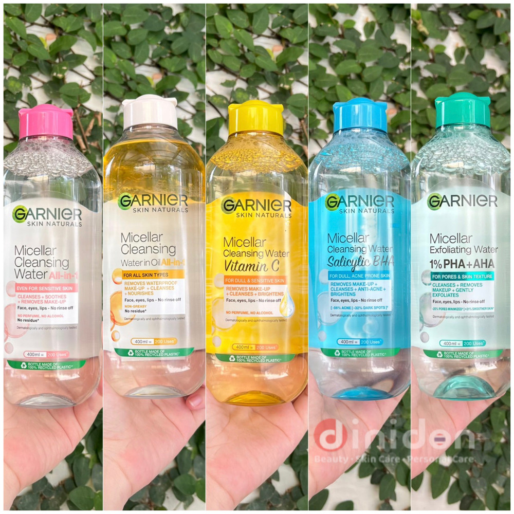 ((dinidon shop)) Garnier Skin Naturals Micellar Cleansing Water 400 ml.