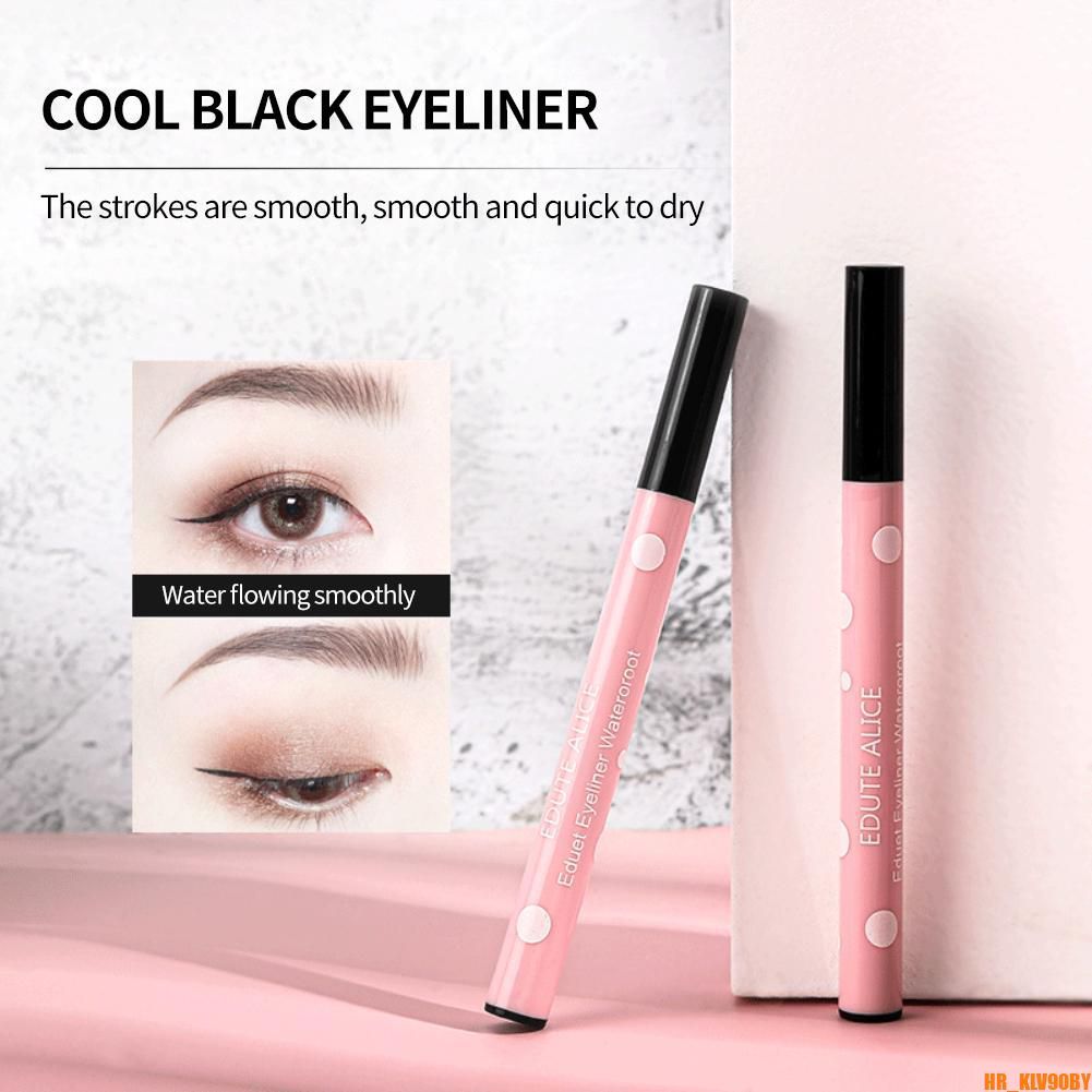 EDUTE ALICE Polka Dot Eyeliner อายไลเนอร์เนื้อบางเบา แห้งเร็ว ไม่เลอะง่าย เหมาะสำหรับผู้เริ่มต้น