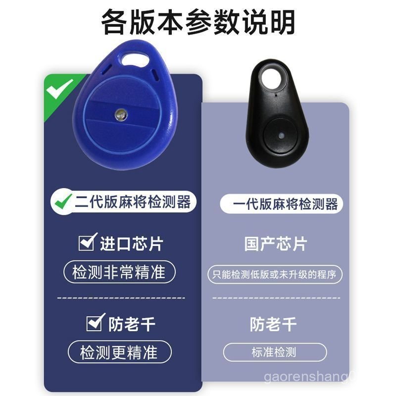 Mahjong Machine Detector Anti-Cheating Handy เครื่องมือระบุ Mahjong Machine Control เทคโนโลยีสีดํา U