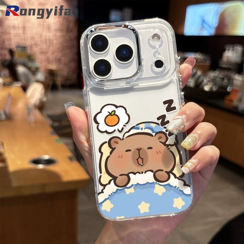 น่ารัก Capybara Clear เคสโทรศัพท์สําหรับ Vivo V60 V50 V40 V40E V30E V30 V29 V27E V29E V25E V23E V21E