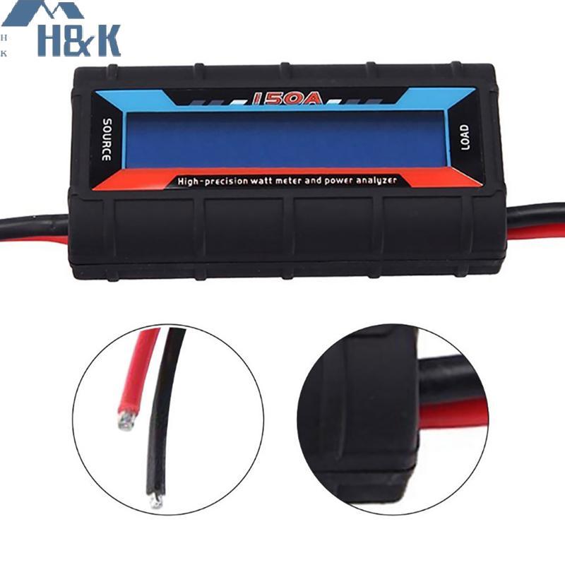 [H&K Oct] FT08 RC 150A ความแม่นยําสูงวัตต์มิเตอร์เครื่องวิเคราะห์พลังงาน Backlight LCD วัตต์ {th}