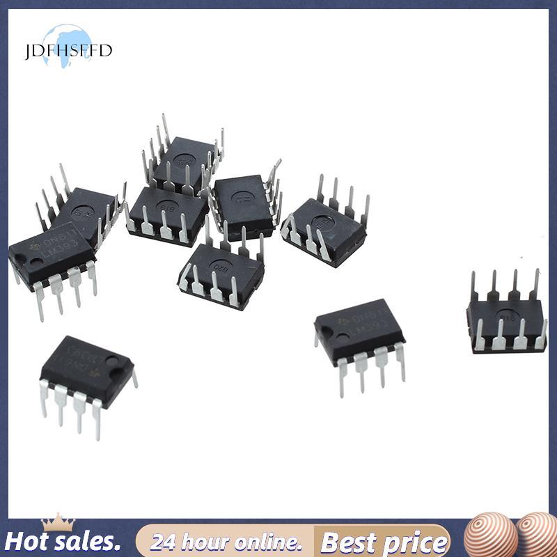 jdfhsffd10 PCS LM393N LM393 DIP-8 Low Power Dual Voltage Comparator