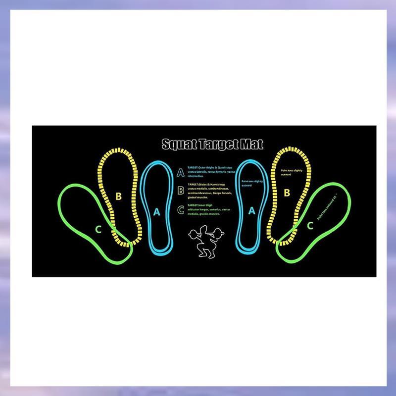 Squat Guide Mat Squat Step Positions เสื่อเข่า Msquat Mat