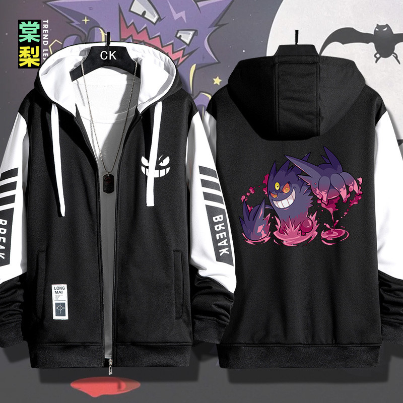 【พร้อมส่ง】pokémon jacket gengar pokemon greninja blokees pokemon เสื้อแจ็กเก็ต แขนยาว