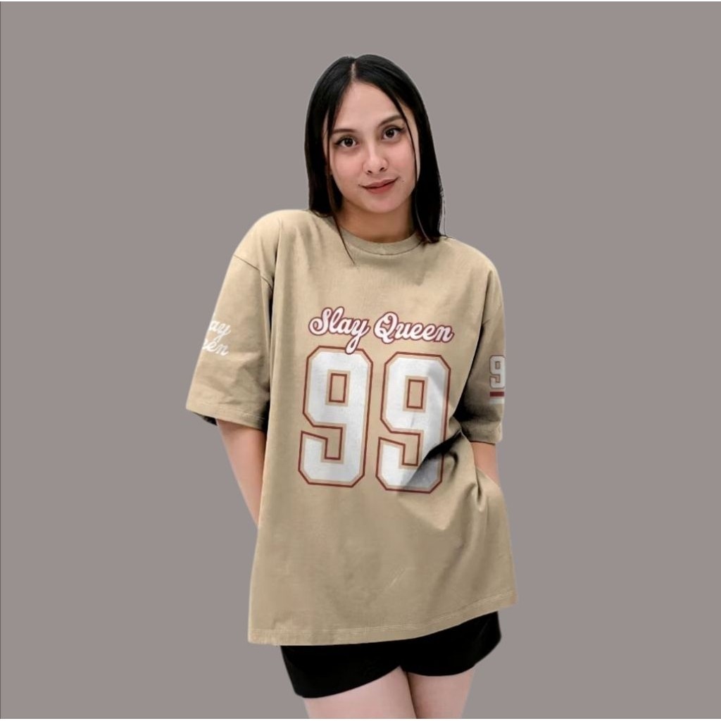 เสื้อยืด STAY QUEEN NO99 VIRAL NUMBER