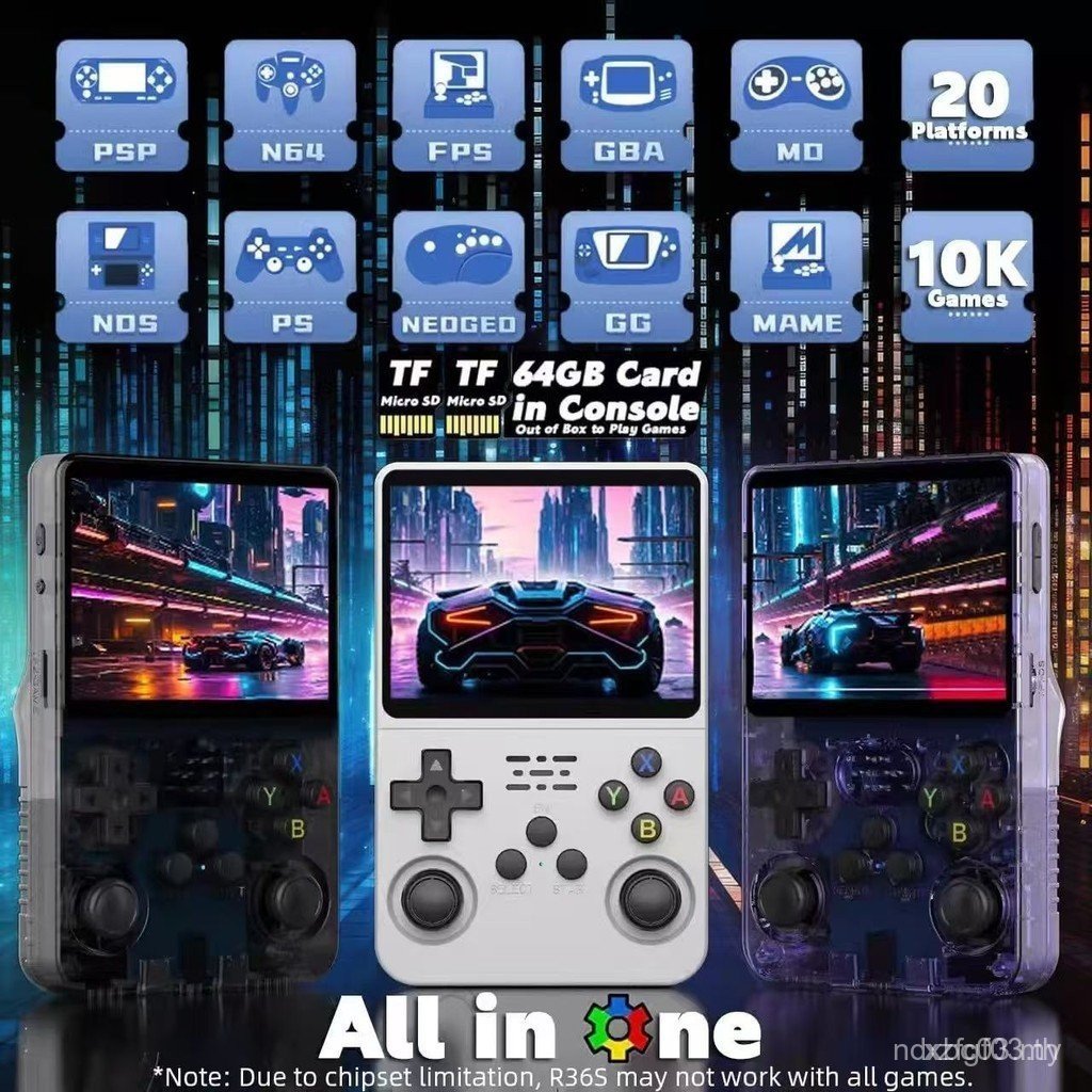 Retro เปิดแหล่งมือถือ R36S หน้าจอสี PSP Mini GB เล่นคลาสสิก Nostalgic อาเขตมือถือ 1G หน่วยความจําการ