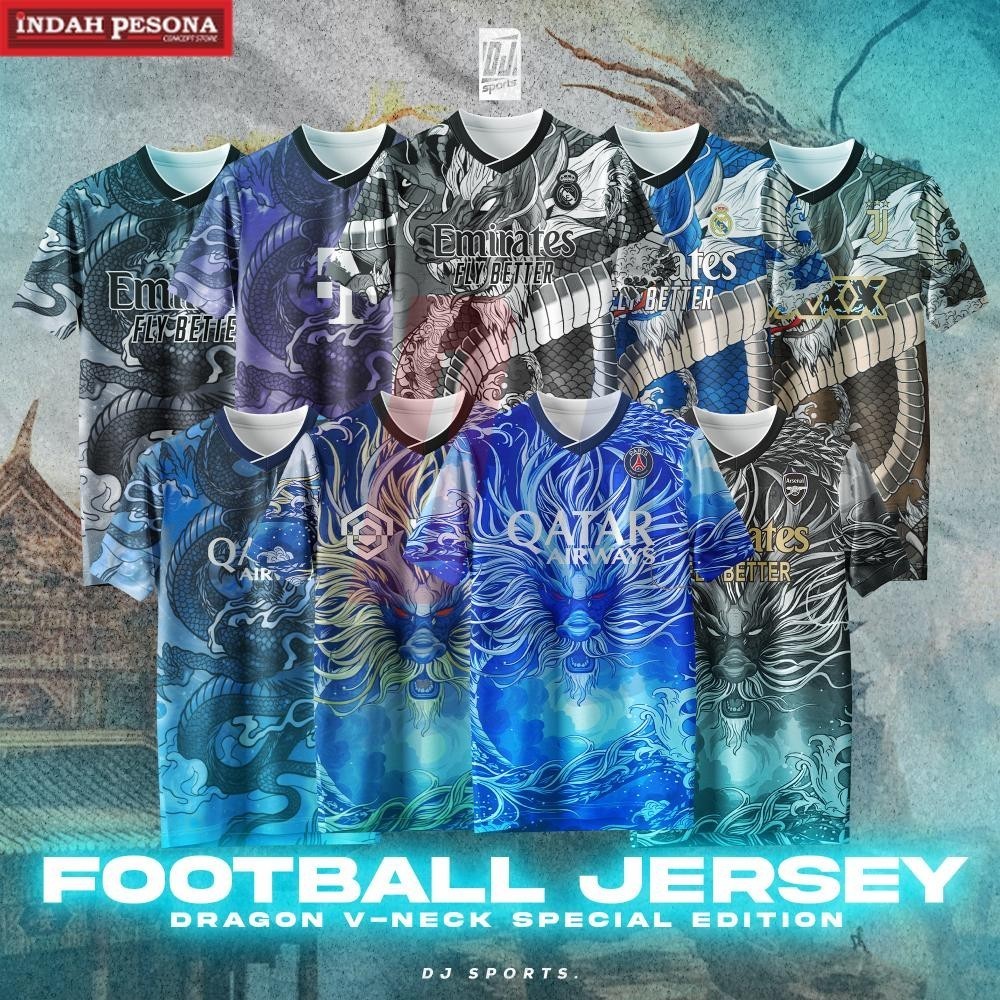 DJ Sport Jersey Plus Size Special Edition V Neck Microfiber /Size S-10XL/ Jersi Naga Dragon Unisex