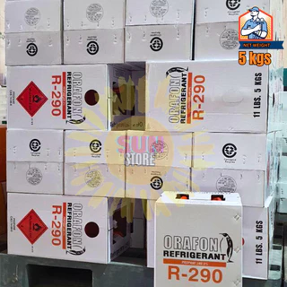 น้ำยาแอร์ R290 ยี่ห้อ ORAFON ขนาด 5กิโลกรัม 5kgs ออกใบกำกับภาษีได้