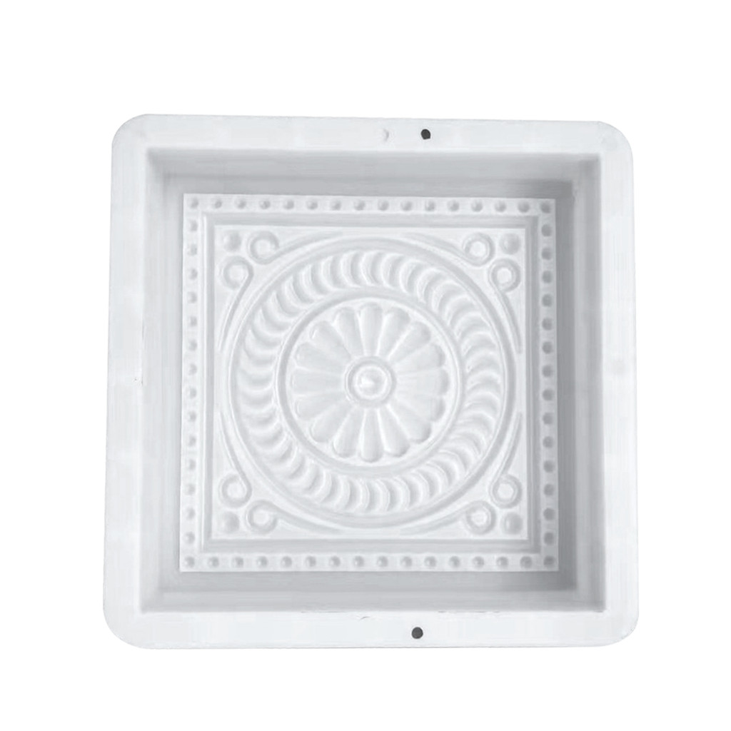 แม่พิมพ์ซีเมนต์กลีบที่สวยงาม DIY ทางเดิน Stepping Stones Cement Paving Mould สําหรับลานถนนสวน