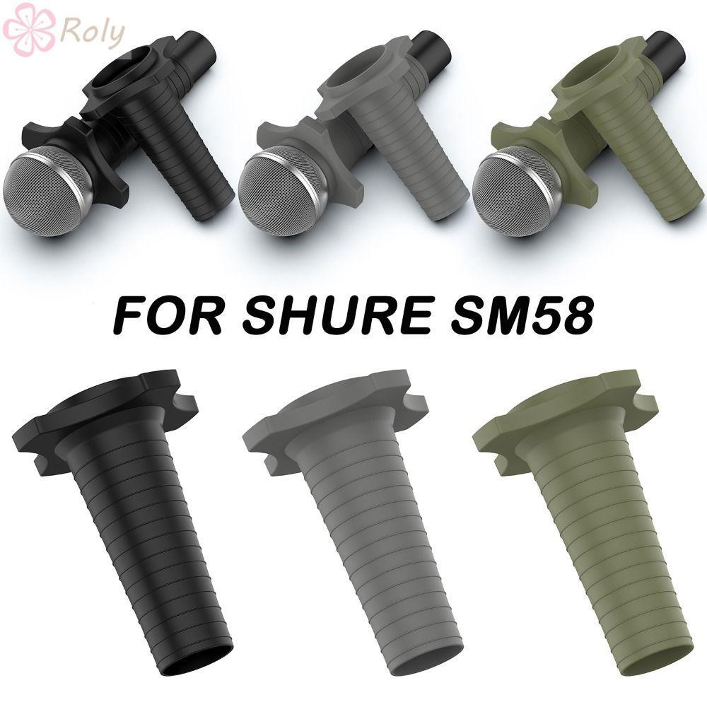 ROLY MIC Sleeve Cover, ซิลิโคน Anti-Rolling ไมโครโฟนป้องกัน, เปลี่ยนกันกระแทก Anti-Slip Mic Protecto