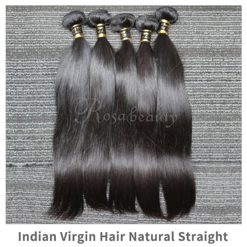 Rosabeauty แท้ 10A - ผมธรรมชาติ 100% สีตรง ขนาด 30 นิ้ว สำหรับถักทอและขยายผม