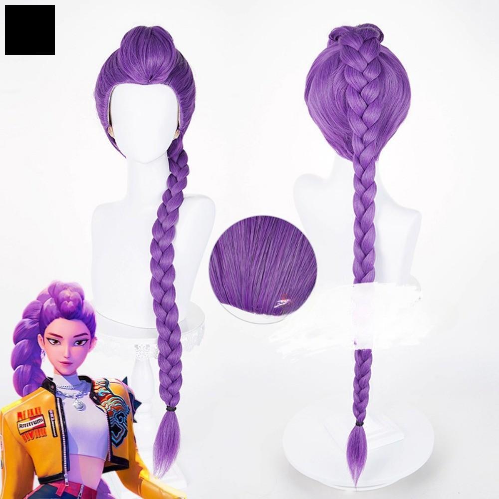 KPop Demon Hunters Rumi Wig ผมสังเคราะห์ทนความร้อน สำหรับคอสเพลย์