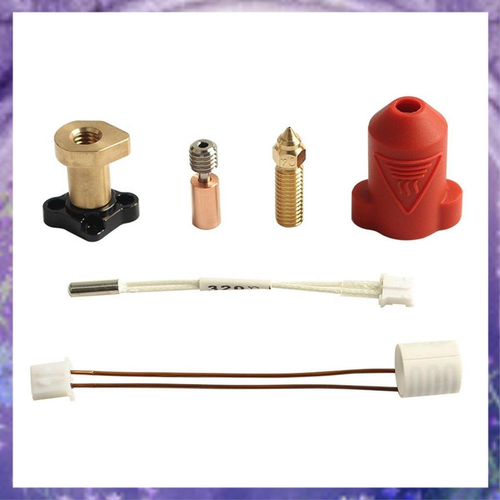 สําหรับ K1/ K1 Max อัพเกรด Hotend ชุดความร้อนบล็อกทนอุณหภูมิสูงไทเทเนียมคอ Hotend