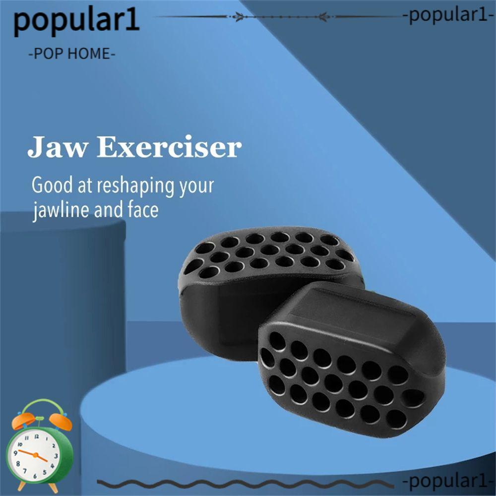 POPULAR Jaw Exerciser คอ Face Toning เกรดอาหาร Silica Slimmin Face เครื่องมือ Jawliner กล้ามเนื้อลูก