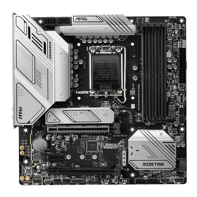 MORTAR B760M BOMBER Blowbomb P MORTAR MORTAR MAX WiFi D4 D5 เมนบอร์ดใหม่เอี่ยม