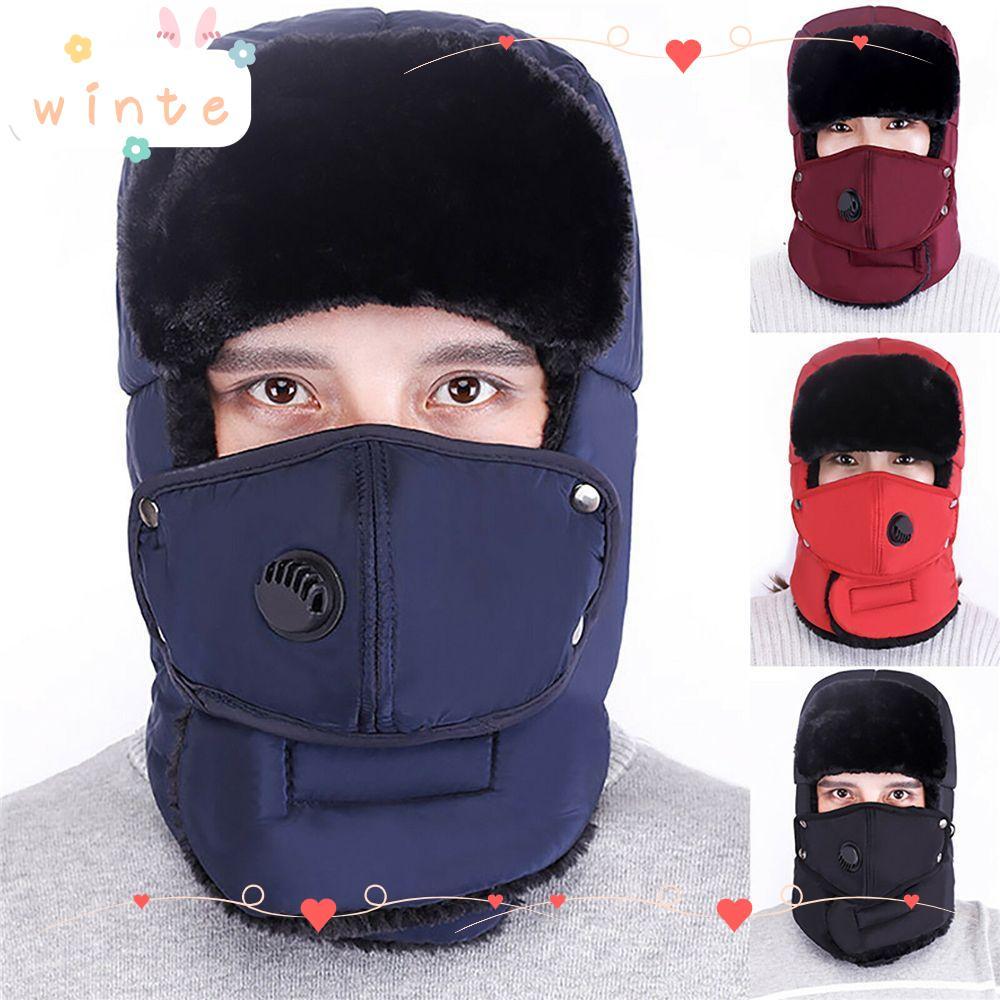 WINTE Trapper Hat Showerproof Ushanka Cotton Winter Bomber Hat
