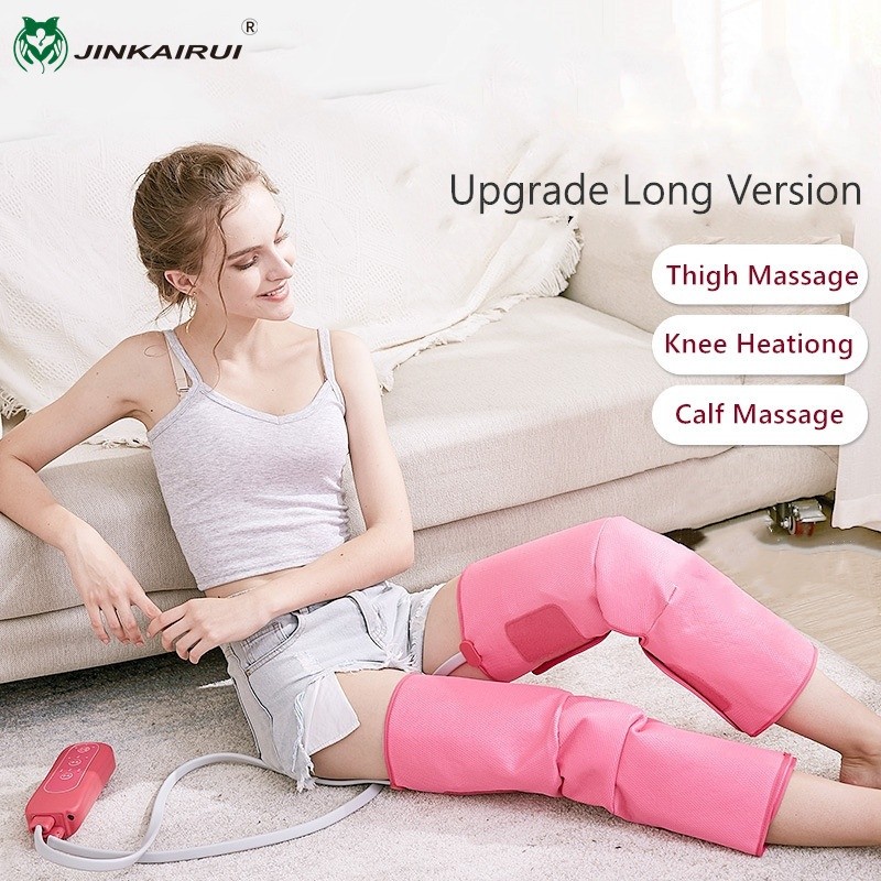 Jinkairui Beauty Leg Massager Full Wrap Air Pressure Leg Massager Calf Massage Machine for Leg Foot 