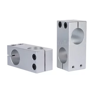 FXC ตัวยึดแกนเหล็ก 2ทาง ขนาด 6mm-20mm Aluminum Alloy Optical Axis Cross Clamp Joint ตัวยึดแกนออปติคอลแบบตั้ง ตัวจับยึ...