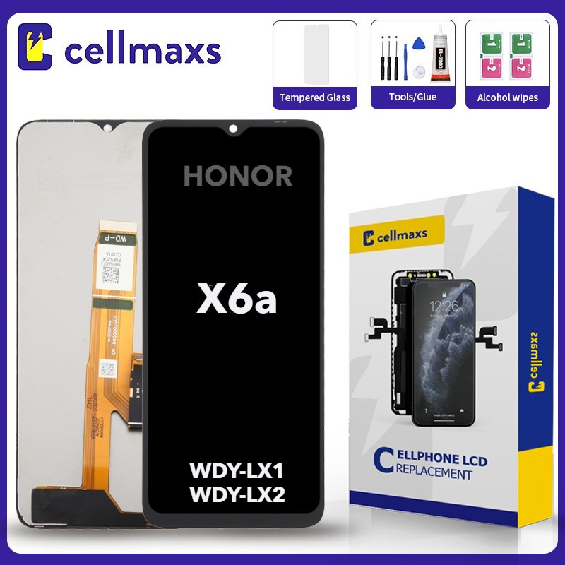 สําหรับ HUAWEI Honor X6a WDY-LX1 WDY-LX2 เปลี่ยนหน้าจอสัมผัส LCD