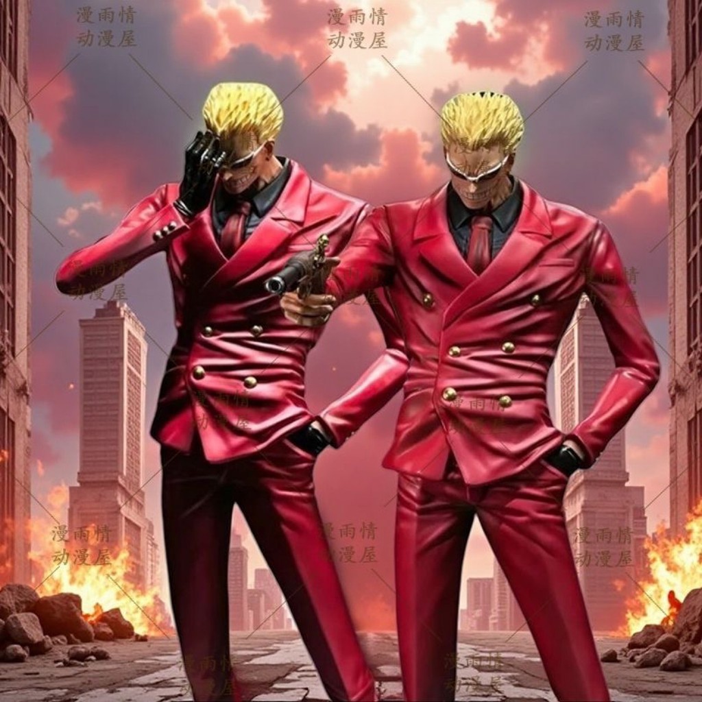 AS Doflamingo King of the Seven Warlords Anime Figure GK Model Ornament Statue Gift