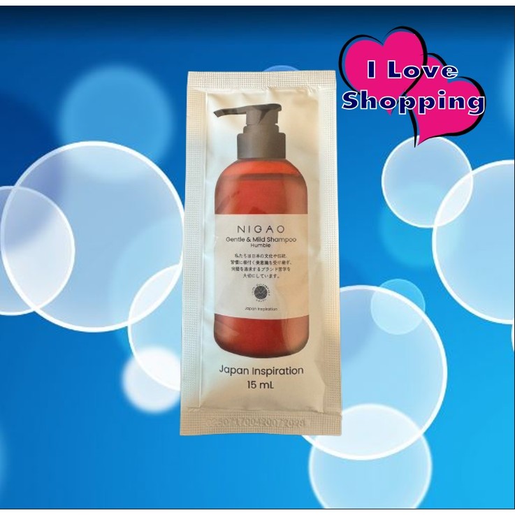 NIGAO Humble Gentle & Mild Shampoo 15 ml นิกาโอะ ฮัมเบิล เจนเทิล แอนด์ มายด์ แชมพู