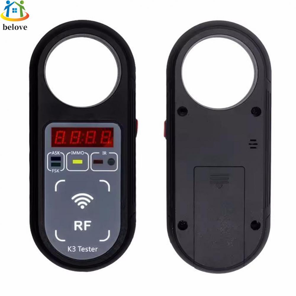 เครื่องทดสอบกุญแจรีโมทรถยนต์ K3 สําหรับการตรวจจับความถี่ที่ครอบคลุม 100 999MHz