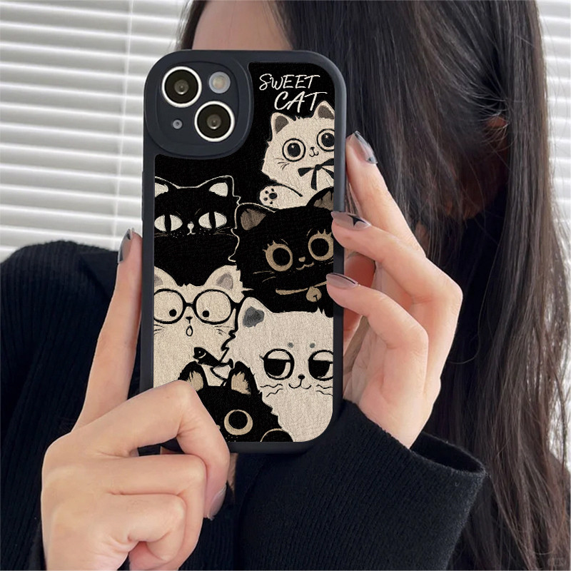 สต๊อกไทย เคสโทรศัพท์ การ์ตูน ไฮโซ เคสครอบแบบนิ่ม For