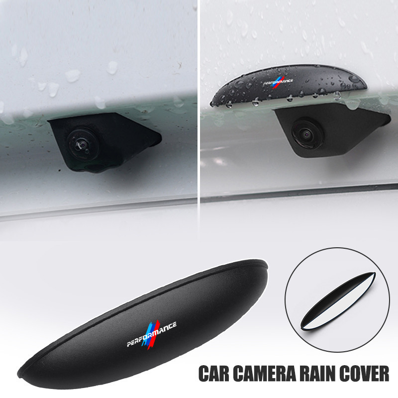 กล้องมองหลังรถยนต์ Rain Cover ซิลิโคน Weatherproof Protector สําหรับ BMW performance X3 X4 F30 F06 F