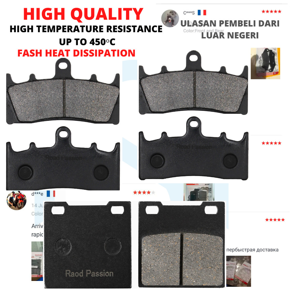 ผ้าเบรคสําหรับ SUZUKI GSX1300R GSX 1300R GSX 1300 R Hayabusa GSXR750/R1 รถจักรยานยนต์