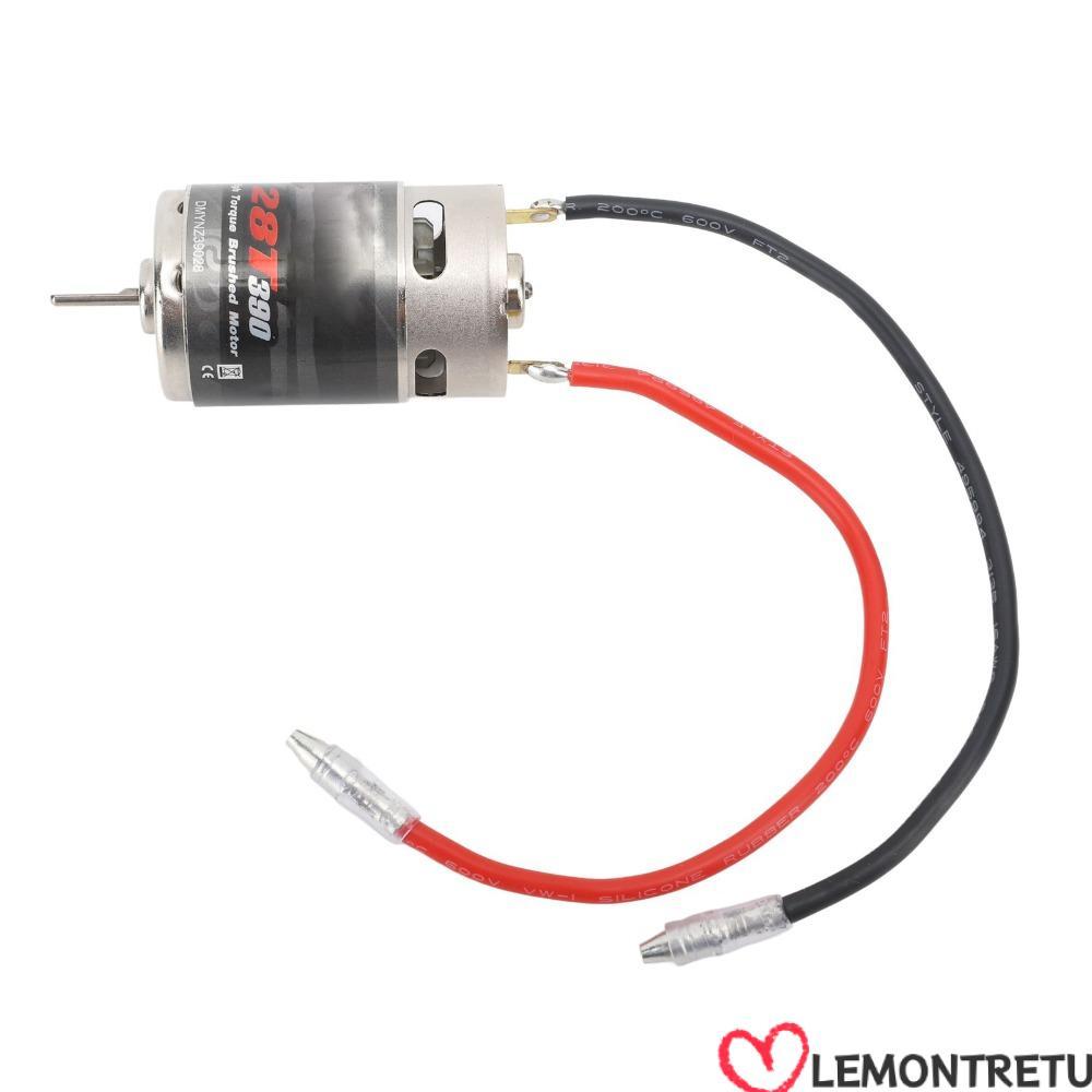 LEMONTREE RC Brushed Motor, 390 28T High Torsion Brushed RC Motor, ทนทานเสียงรบกวนต่ําสแตนเลส RC มอเ