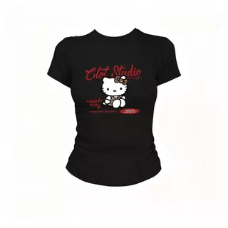 (ผู้ใช้ใหม่รับส่วนลด 69%) เสื้อยืดผู้หญิงผ้าฝ้ายแท้ พิมพ์ลายตัวอักษรสไตล์อเมริกัน เนื้อผ้าคุณภาพสูง ให้ความรู้สึกหรูหรา
