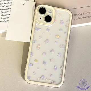 เคสใส ขาตั้ง+ดอกไม้ สไตล์ฮิตกันกระแทก Samsung A56 S24 S25 S22 S23 Ultra A17 A07 A26 A12 A03 A36 A16 A06 A55 A05s A14 A15
