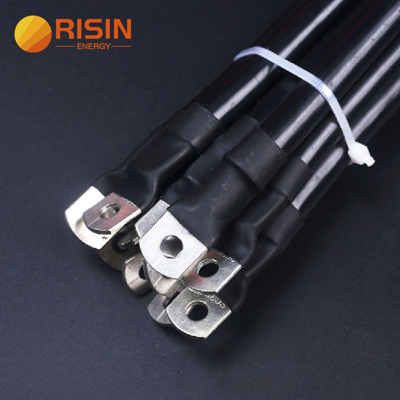 แบตเตอรี่เชื่อมต่อสายเคเบิล Terminal Kit 4AWG 6AWG 8AWG สายเชื่อมต่อแบตเตอรี่พร้อม Lug