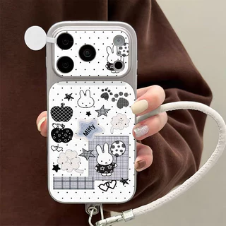 เคสไอโฟน17เคสเปลี่ยนผิวหนัง ลายกระต่าย คู่รัก น่ารัก เข้ากันได้กับIPhone 17 air 14 11 13 16 12 15 Pro Max 14 16 15 Plus