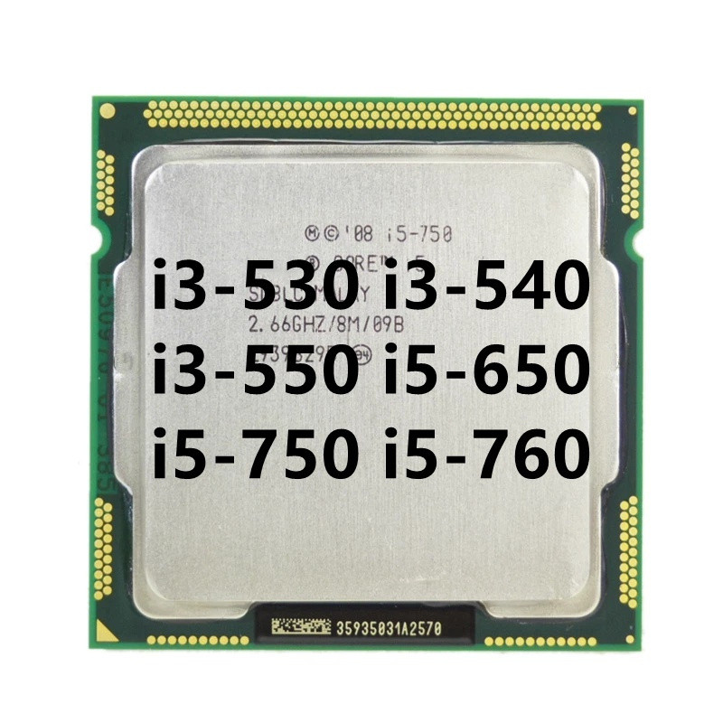 I3-530 i3-540 i3-550 i5-660 i5-550 i5-660 i5-5750 i5-760 CPU โปรเซสเซอร์ LGA 1156