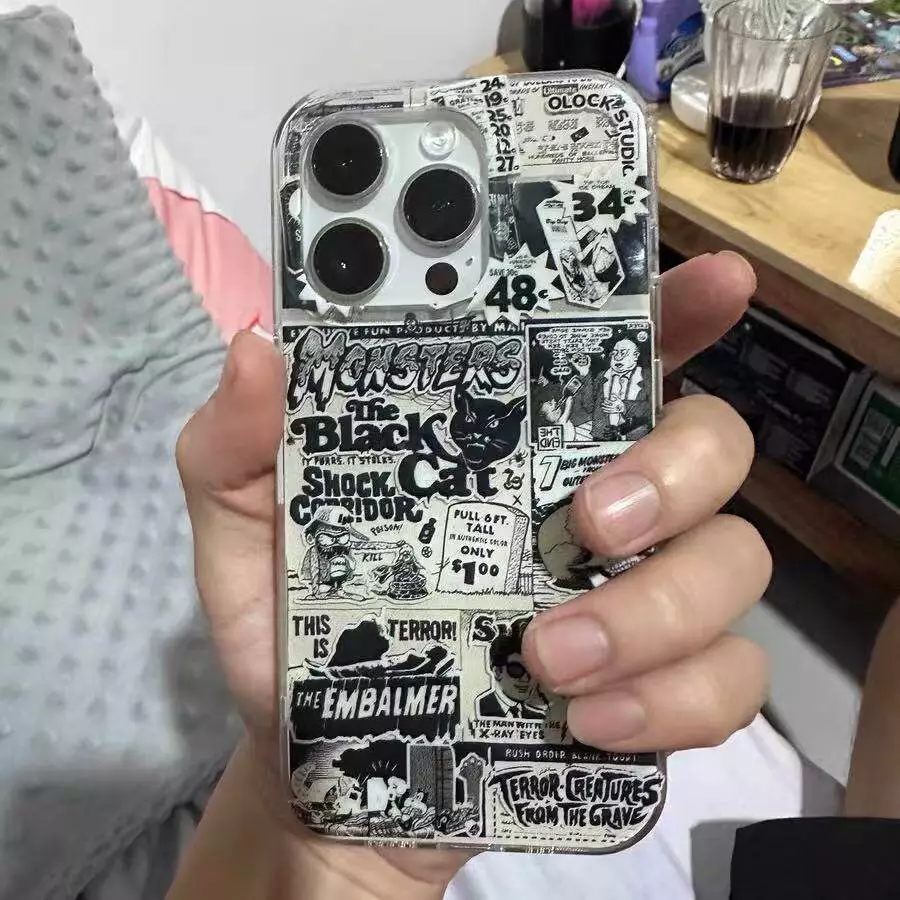 เคสโทรศัพท์ลายการ์ตูน iPhone 17Pro/16Pro/15ProMax/14Pro/13/12/11/Xr/8P thumbnail 4
