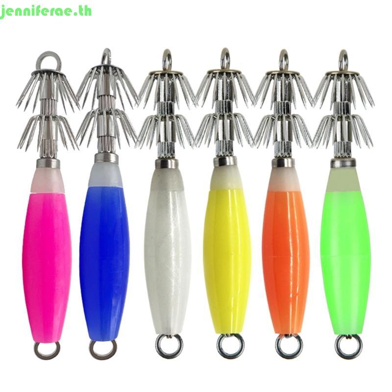 Jenniferae Luminous Squid Jig Hook Squid Jig Hook Squid Jig Baits Night Fishing Baits