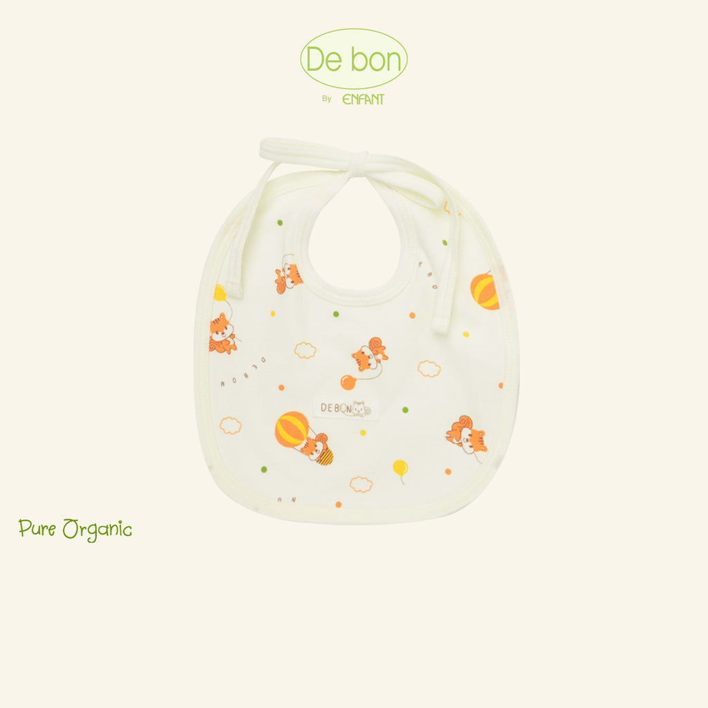 De Bon By Enfant ผ้ากันเปื้อนเด็กอ่อน ลายกระรอกบอลลูน