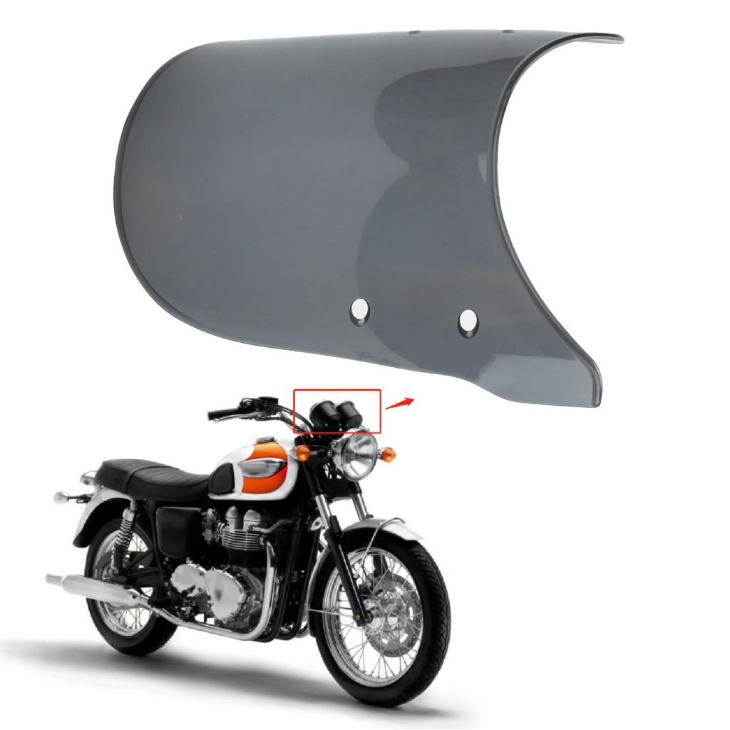 Tbest Wind Deflector Universal Anti Crack Scratch กระจก Bubble Design สําหรับ 5 7 นิ้วรอบไฟหน้า Fit 